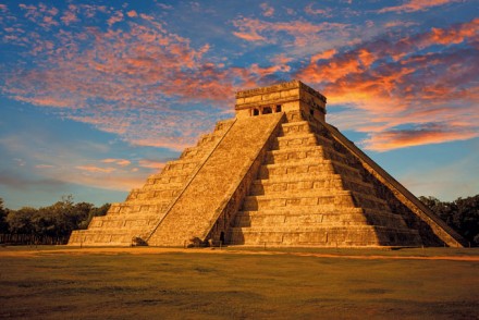 The Kukulkan Temple Yucatan