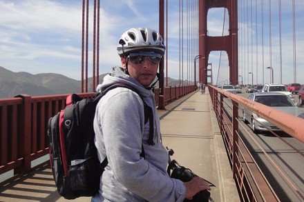 Mit dem Fahrrad auf der Golden Gate Bridge