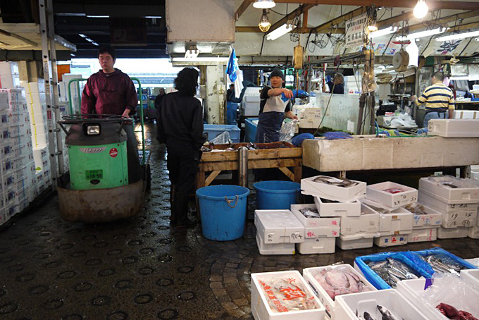 Tsukiji - der grösste Fischmarkt der Welt