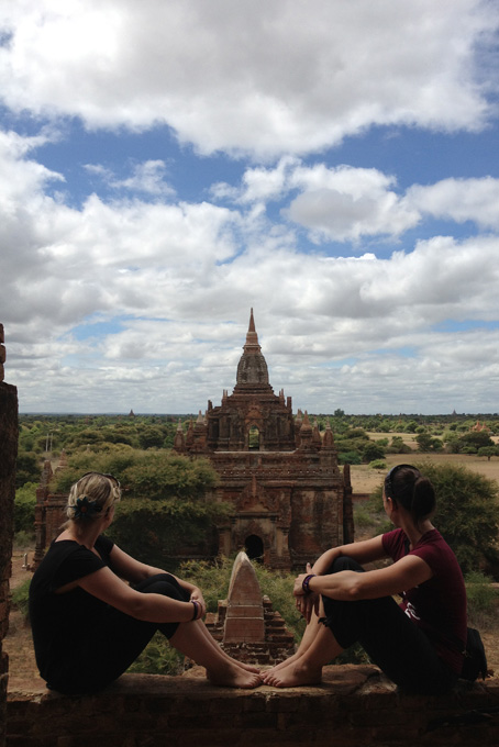 Geniessen die Ruhe in Bagan
