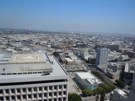 Blick über LA ab dem Tower City Hall