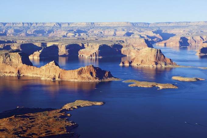 Urlaubs- und Wassersportgebiet Lake Powell, Glen Canyon, Utah und Arizona