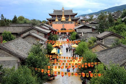 Typische Altstadt in Yunnan