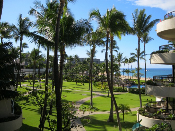 Le jardin du Sheraton Maui