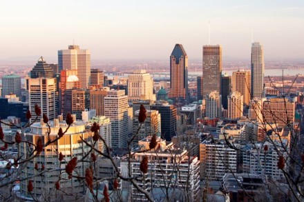 Die Stadt Montréal in Kanada