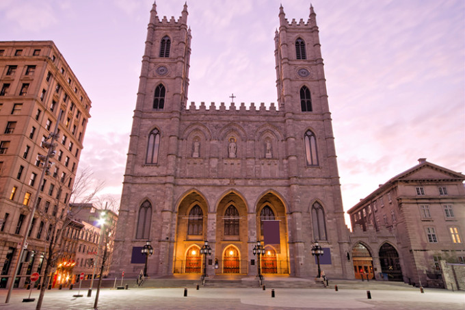 Die Basilika Notre Dame von Montréal