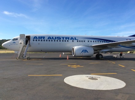 Die Ankunft mit der Air Austral