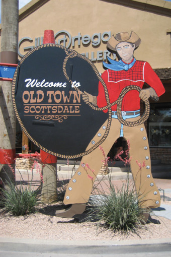 Eingang zur Oldtown von Scottsdale