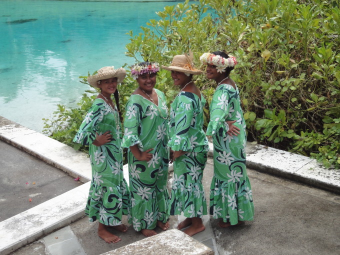 Herzliche Polynesierinnen