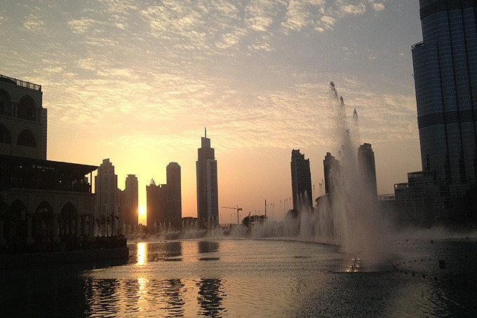 Show des fontaines - Burj Khalifa