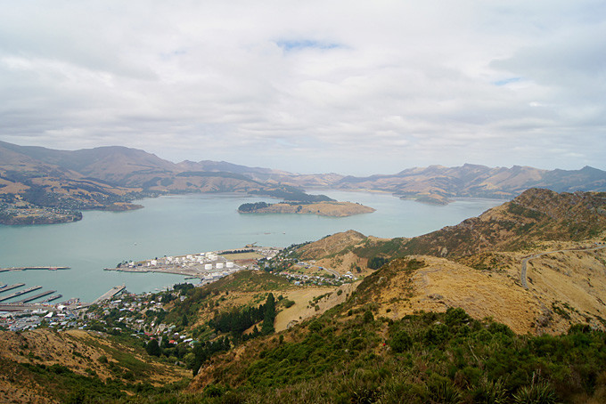 Aussicht über Christchurchs Umgebung