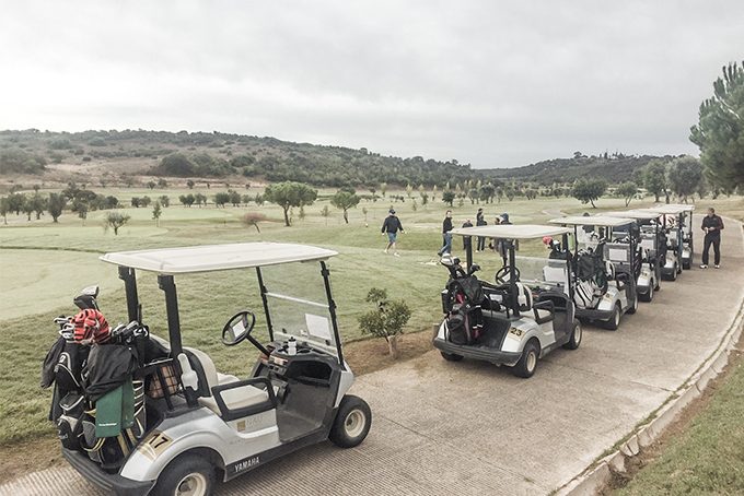 Golfcarts in Morgado