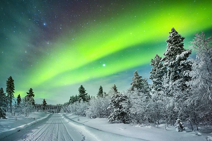 Das Nordlicht, auch Aurora Borealis genannt
