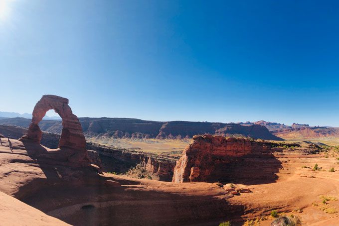 Arches Nationalpark mit Blick auf den Delicate Arch, Moab