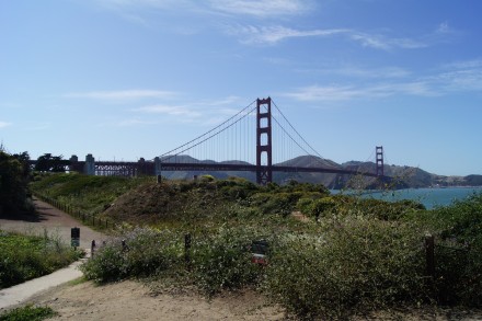 Golden Gate Bridge bei klarem Wetter