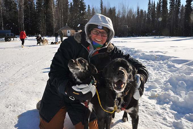 Trajet en traîneau à chiens près de Fairbanks
