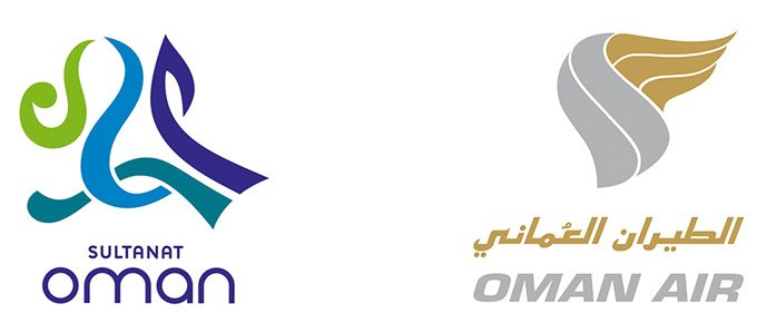 Logo Oman Air und Oman Tourism