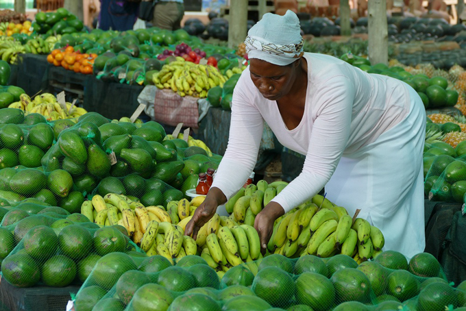 Köstliche Früchte & Gemüse von der Zulu-Dame