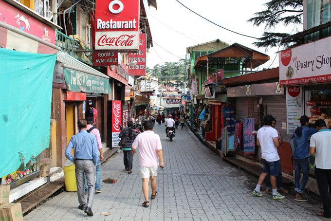 Strasse in Dharamsala