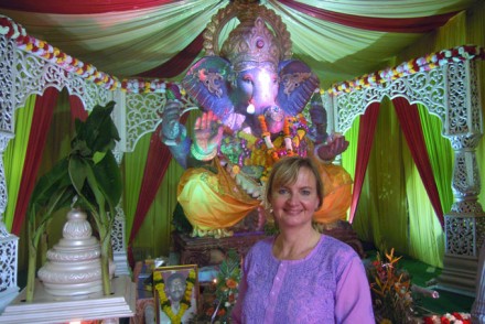 Christine Kister in Mumbai