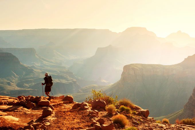 Wandern im Grand Canyon National Park