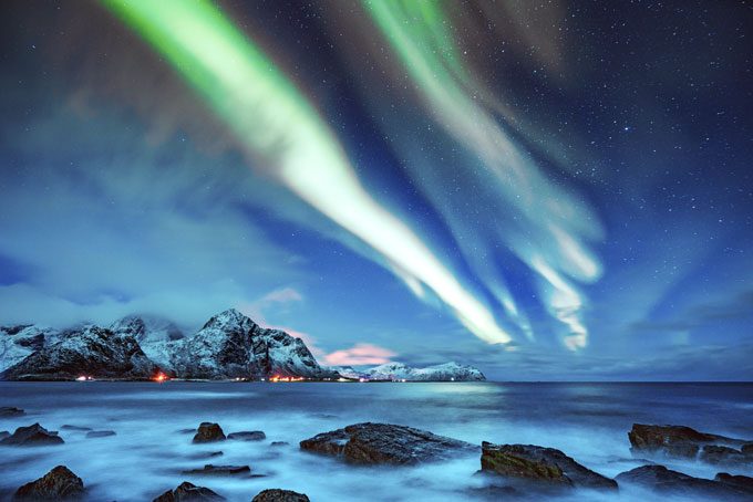 Les aurores boréales à Tromsø