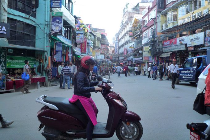 la capitale Katmandou