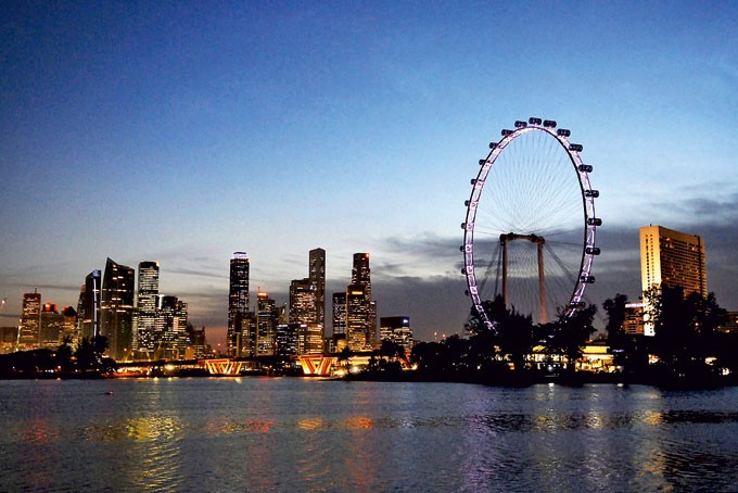 La grande roue «Singapore Flyer»