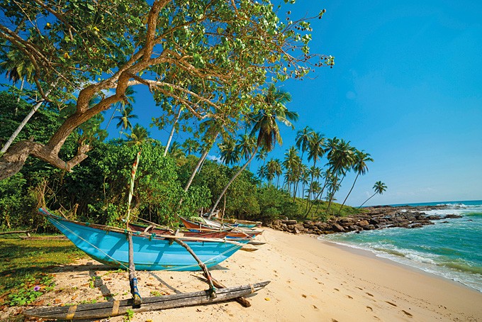 Wunderschöner Strand in Sri Lanka
