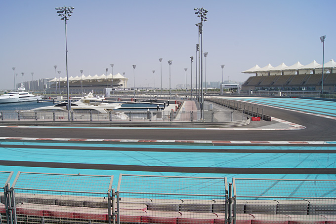 Le circuit de formule 1 de Yas à Abou Dhabi