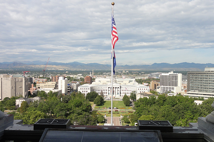 Blick vom State Capitol Building