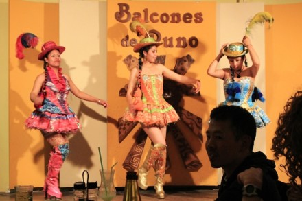 Traditionelle Musik und Tänze in Puno, Peru