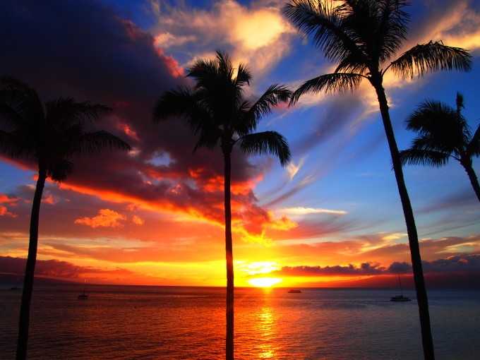 Sonnenuntergang, Maui