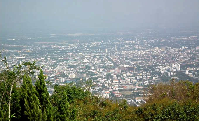 Aussichtspunkt Doi Suthep in Chiang Mai