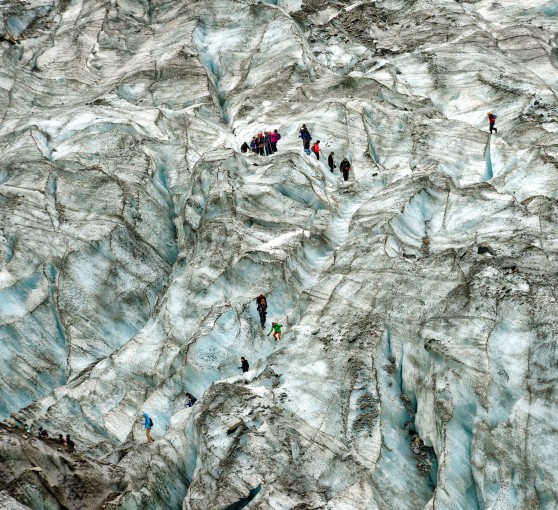 Wanderung auf dem Fox Glacier