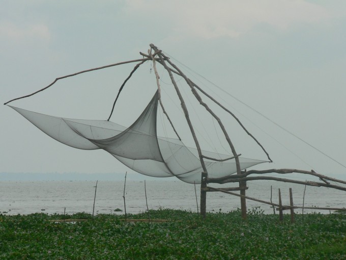 Chinesische Fischernetze in Kochi