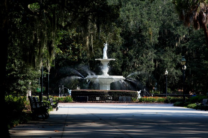 Der Forsyth Park in Savannah