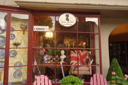 Typischer kleiner Shop in Carmel