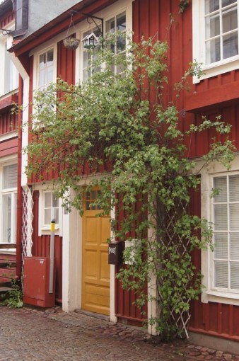 Wunderschöne Häuserzeile in Eksjö