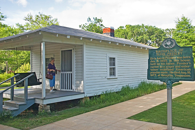 Geburtshaus von Elvis Presley, Mississippi (Copyright: Ron Cogswell @ flickr)