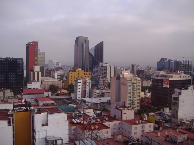 Blick auf Mexico City