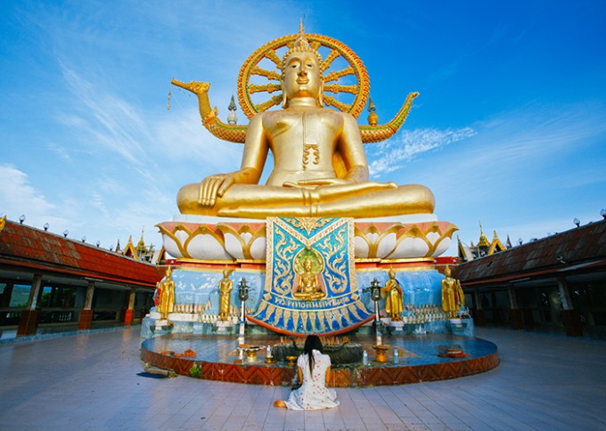 Big Buddha im Tempel Wat Phra Yai, Koh Samui