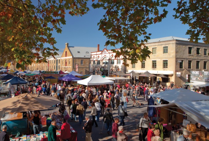 Salamanca Market (Tourism Tasmania / Hobart City Council)