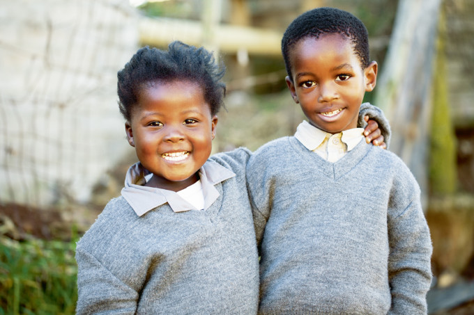 Schulkinder in Südafrika