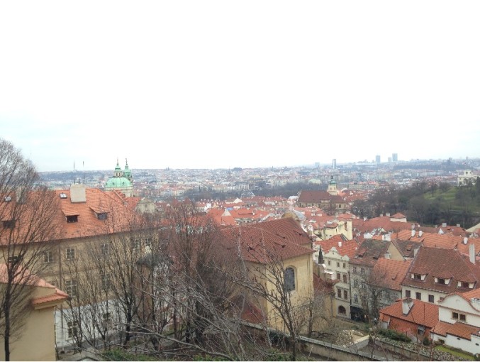 Vue depuis le chateau de Prague