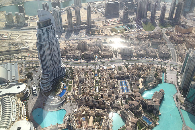 Vue depuis la Burj Khalifa