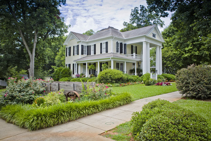 Typische Südstaaten-Villa auf dem Antebellum Trail.