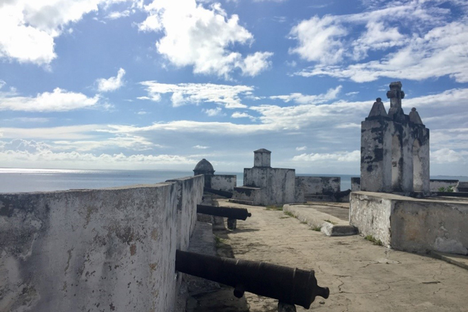 Aussicht vom Fort «Sao Joao Batista do Ibo»