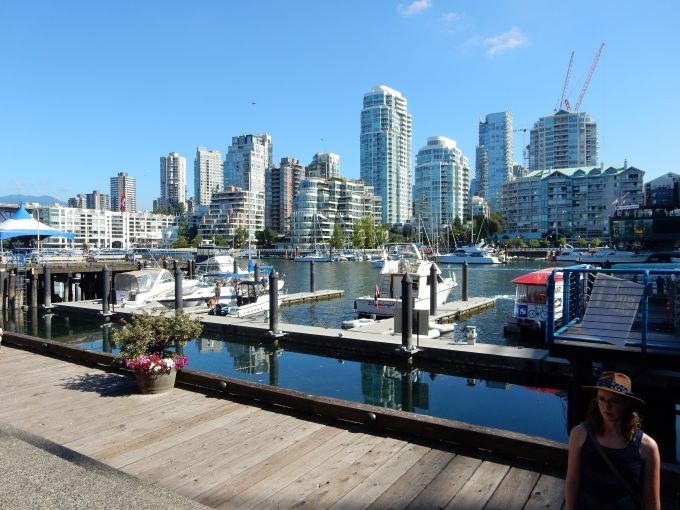 Sicht auf die Skyline von Vancouver 