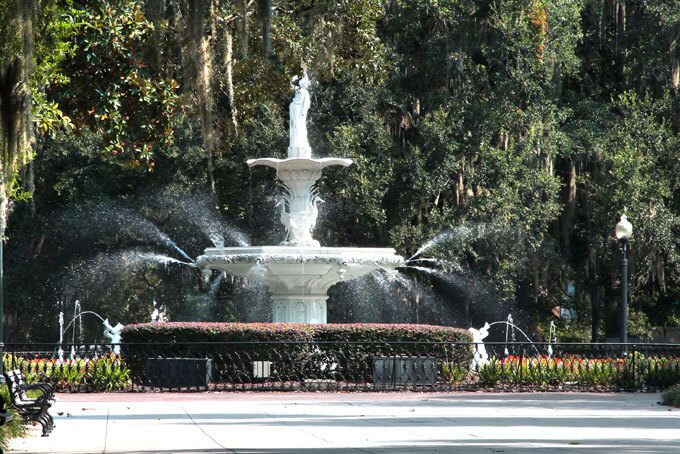 Forsyth Park in Savannah.